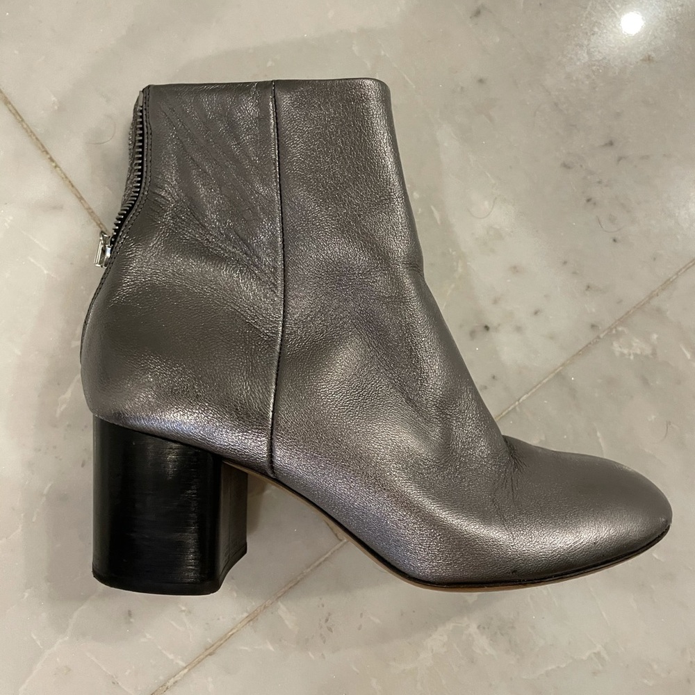 Rag and Bone Gunmetal Drea Boot sz 35